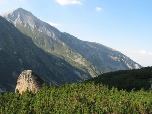 Stena iznad Ribljeg jezera, Pirin